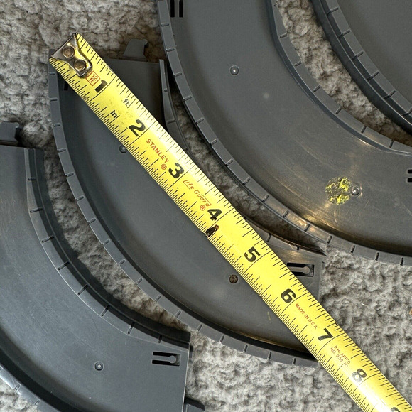 Mario Train Station Track Lot of 9 Pieces Straight Curved Tracks - Picture 4 of 7